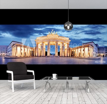 Picture of Brandenburg Gate Berlin Germany - panorama